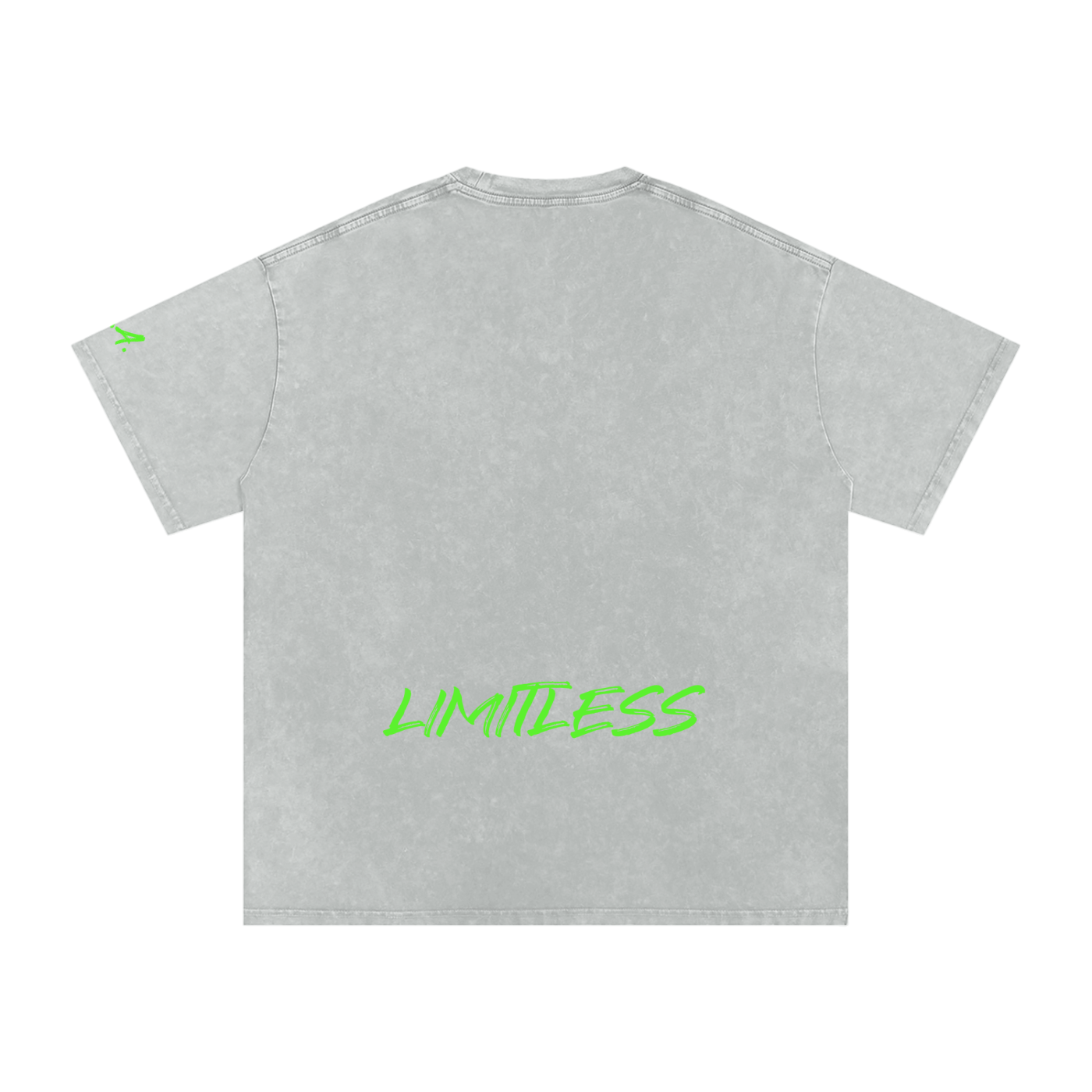 Relentless Apparel Snow Washed Oversized Cotton T-Shirt